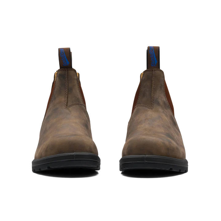 Blundstone 584 Winter Thermal Classic Boots - Rustic Brown Leather Chelsea Boots for Men & Women | Waterproof & Insulated for Cold Weather, Hiking & Outdoor Activities