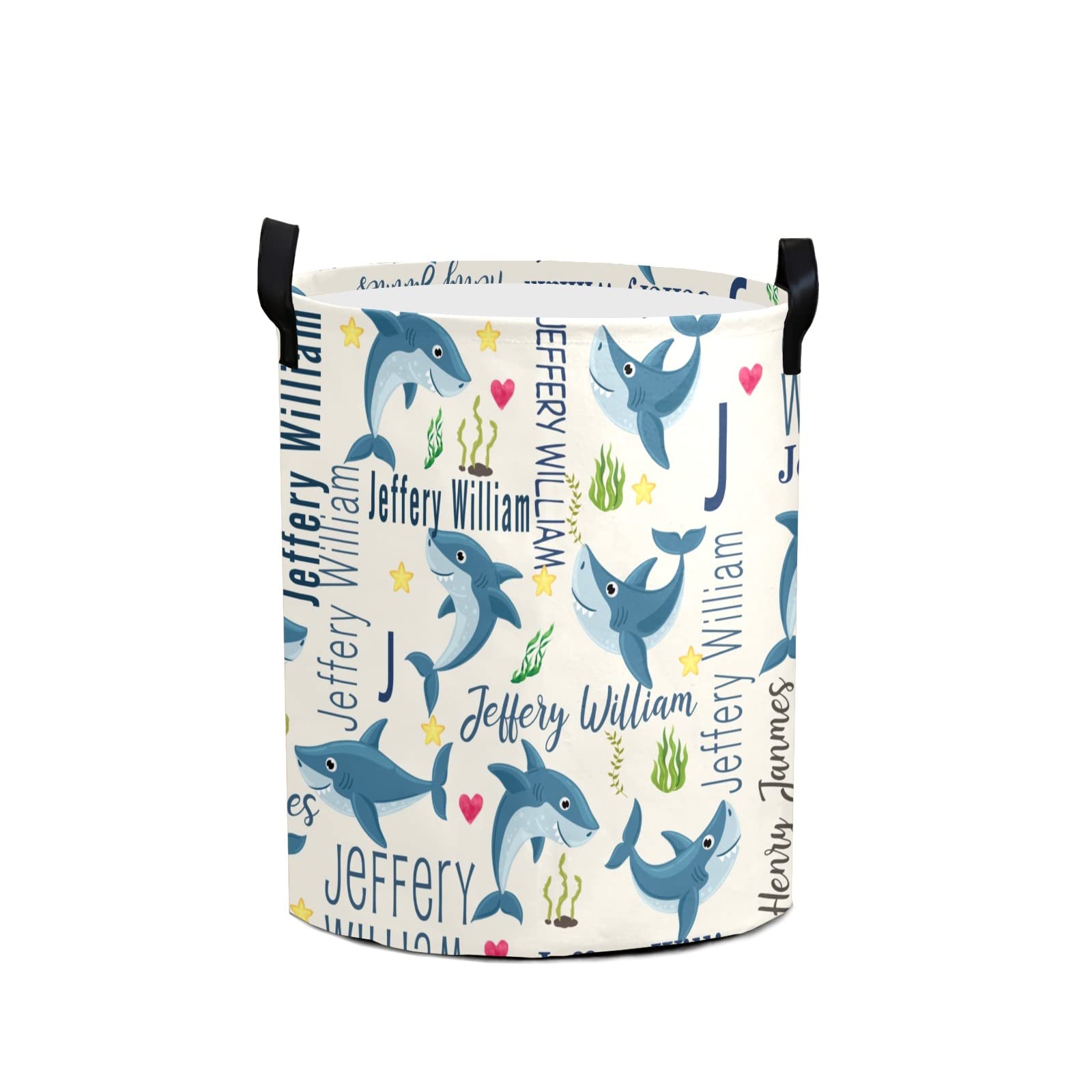 Custom Personalized Laundry Hamper Basket - Collapsible Clothes Storage with Handle for Bathroom, Bedroom & Living Room | Animal Print Design (Style 07) | Perfect for Home Organization & Space Saving