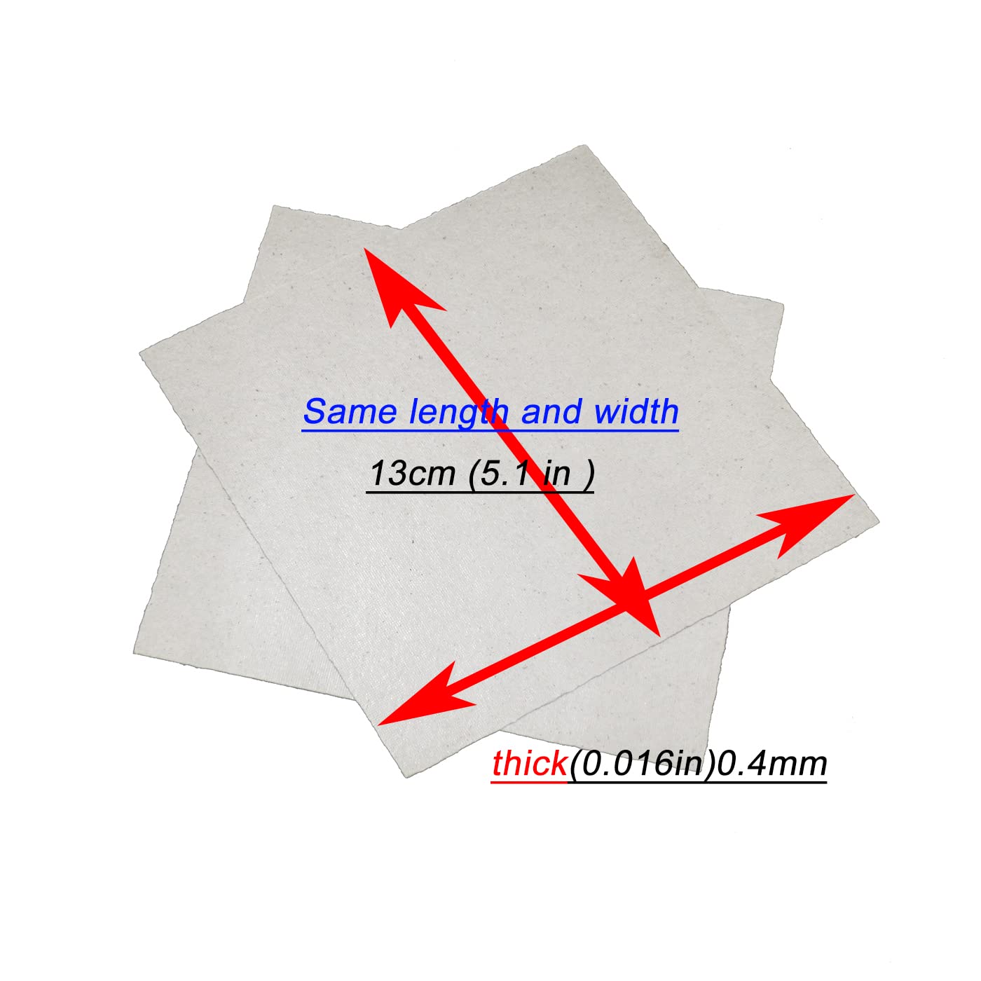 2-Pack Microwave Oven Mica Sheet 5.1