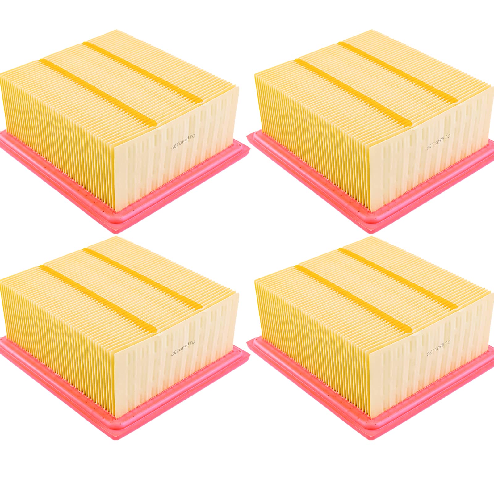 High-Performance Diesel Air Filter 53034249AA - Compatible with Dodge Ram 2500 3500 Pickup Trucks - Replaces 53034249AA 53034051AB WIX46930 CA10261 (4-Pack) - Ideal for Off-Roading & Heavy-Duty Towing