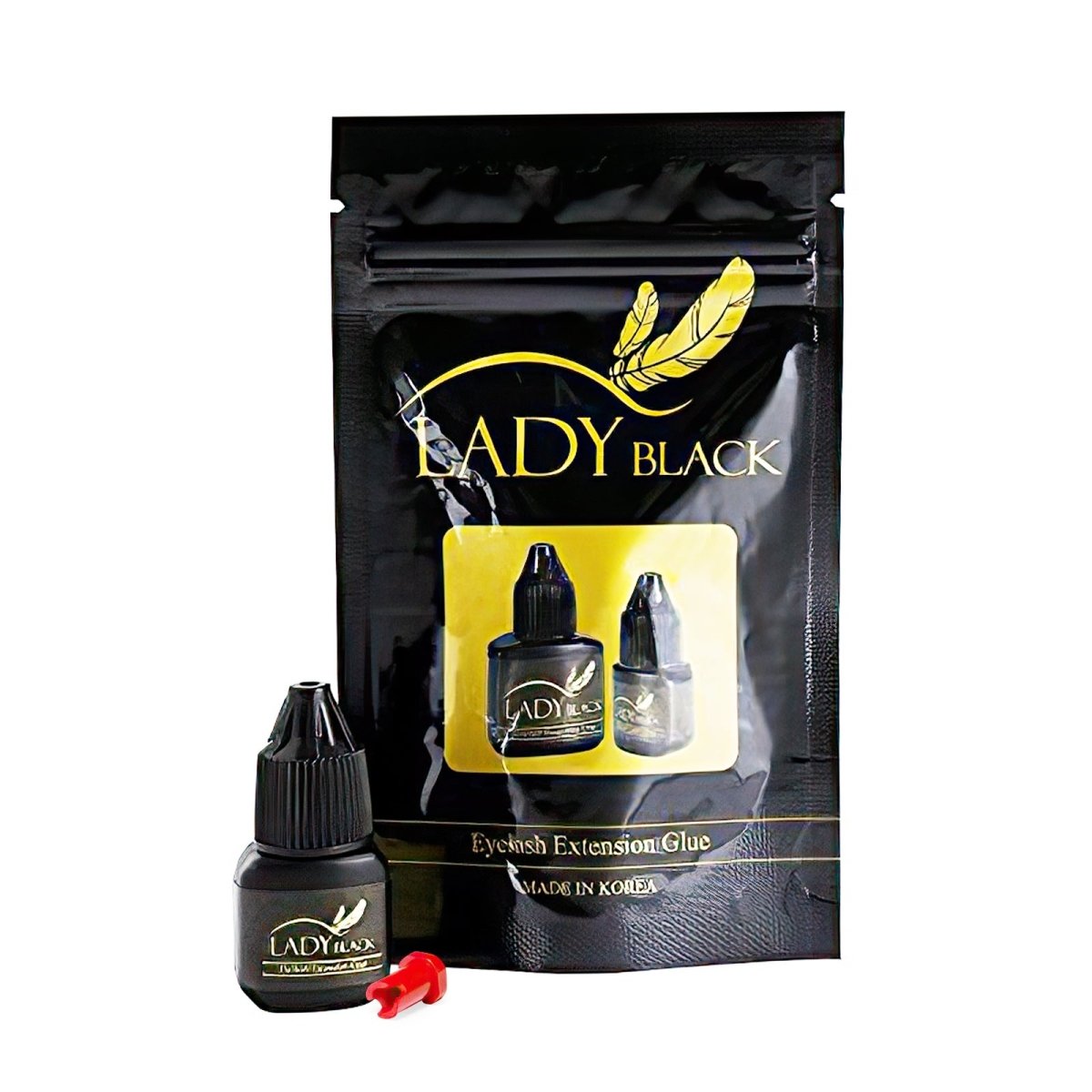 Premium Black Eyelash Glue - 5g Strong Hold Adhesive for False Lashes | Waterproof & Long-Lasting | Perfect for Daily Use, Special Occasions & Professional Makeup Artists
