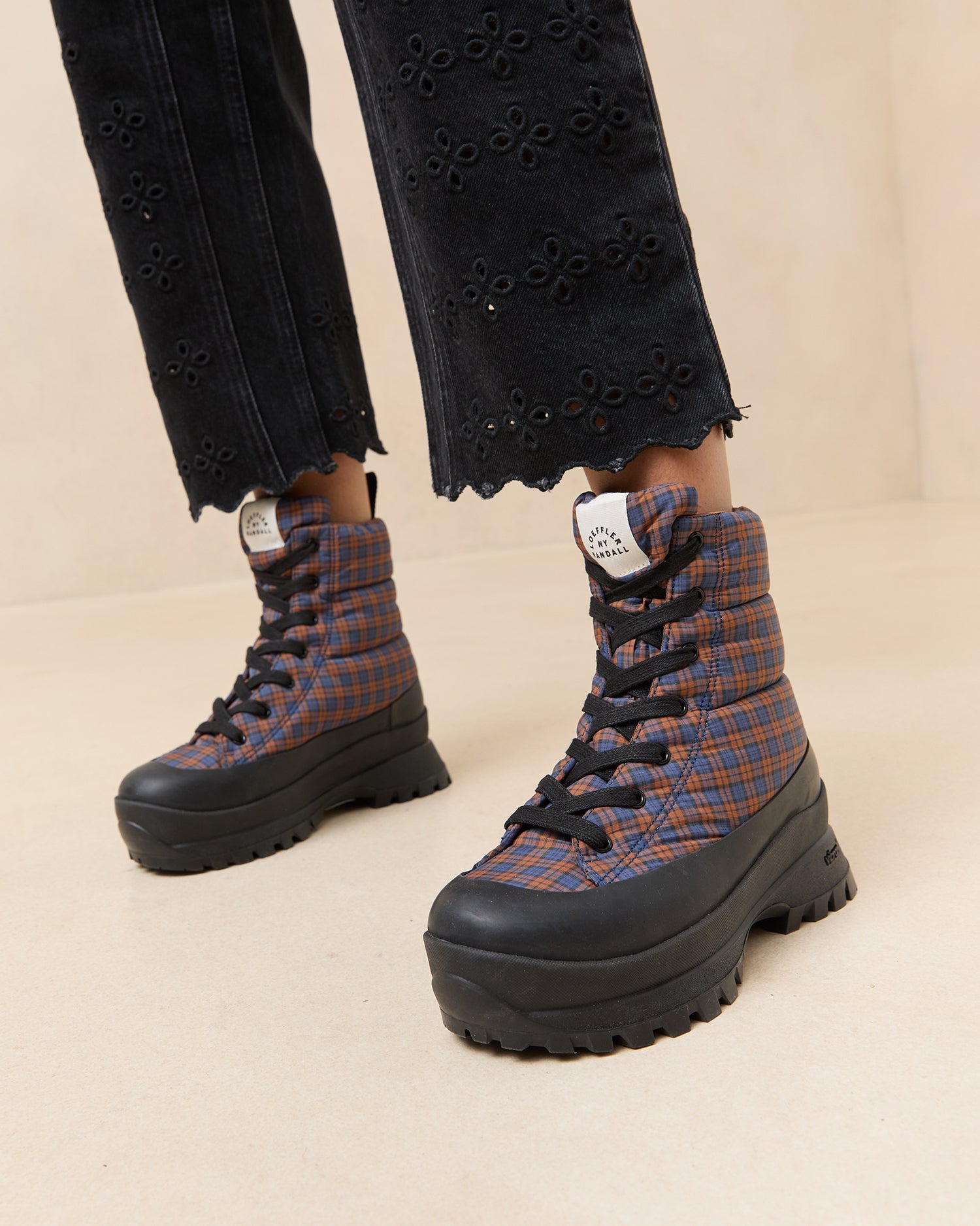 Davey Navy/Rust Weather Boot - Waterproof Outdoor Work Boots for Men - Heavy Duty Hiking & Construction Shoes - Perfect for Rain, Snow & Muddy Terrains