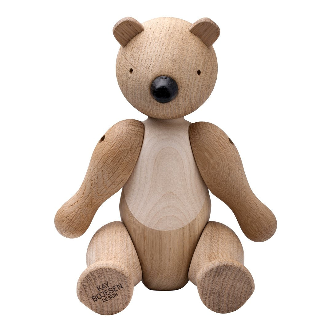 Kay Bojesen Wooden Bear Figurine - Handcrafted Scandinavian Design for Home Decor, Nursery & Gift Giving