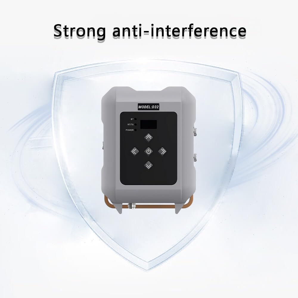 D32 High-Power Digital Radio Station - Long Range Single Transmission FM Transmitter for Events, Parties & Broadcasting (100W) | Perfect for DJs, Campus Radio & Community Broadcasting