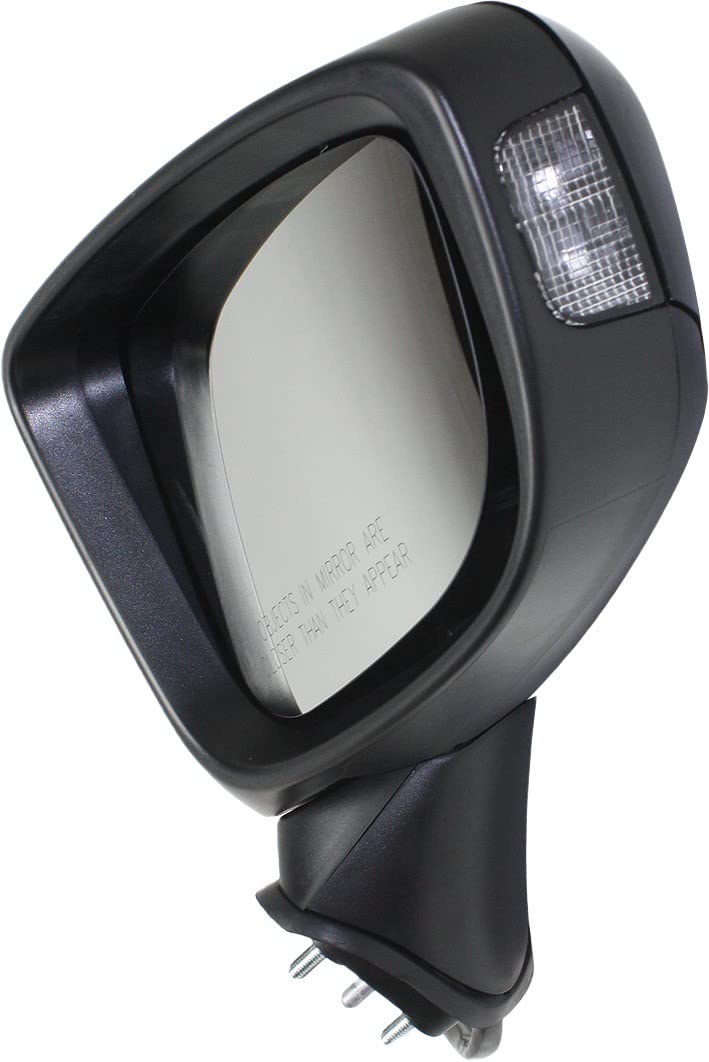 Heated Power Side Mirror with Turn Signal Light for Mazda 6 2014-2016 - Right Passenger Side Replacement - Paintable Cover - Winter Driving Safety Upgrade