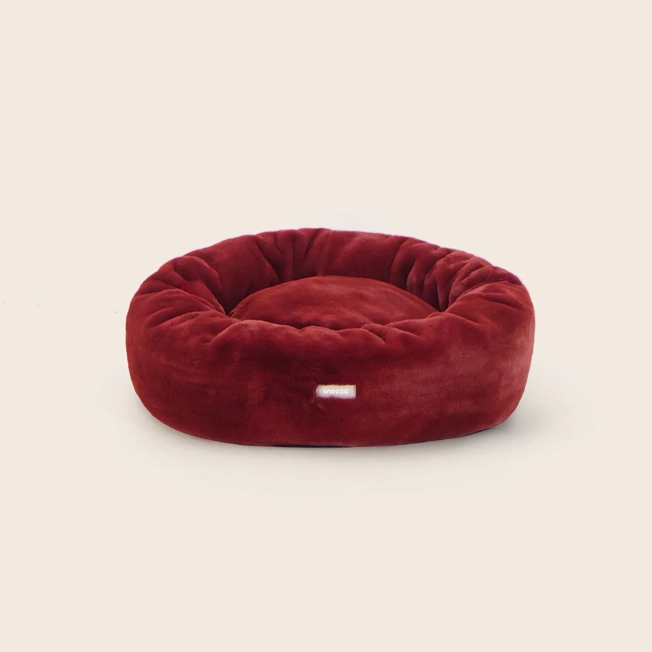 Premium Orthopedic Dog Bed for Large Dogs - Plush Luxe Cuddler Pet Bed with Removable Washable Cover - Perfect for Living Room, Bedroom & Pet-Friendly Spaces (Plum)