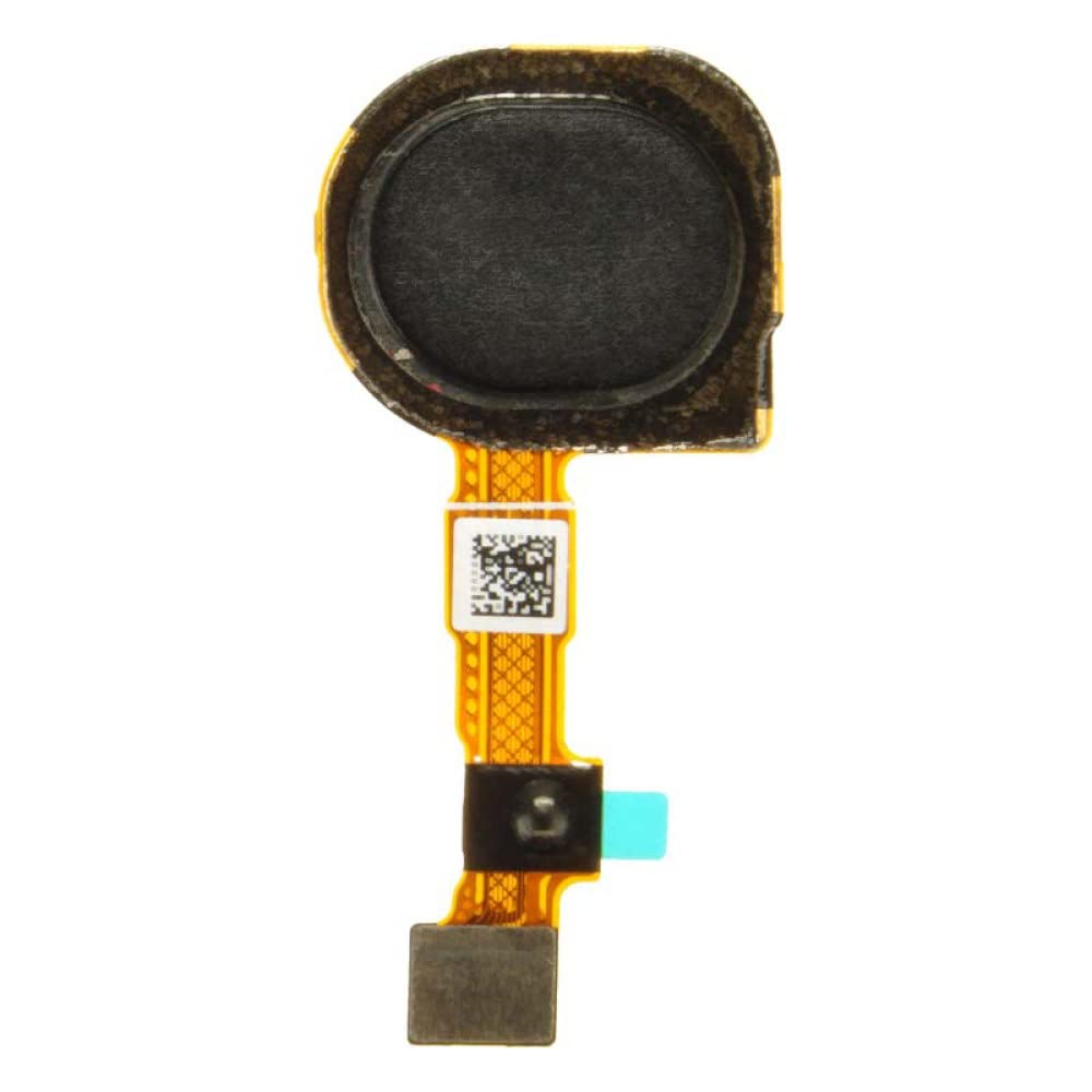 Original Fingerprint Scanner Assembly Replacement for Samsung Galaxy A11 - Black with Separator Card | Easy DIY Repair for Cracked or Damaged Home Button