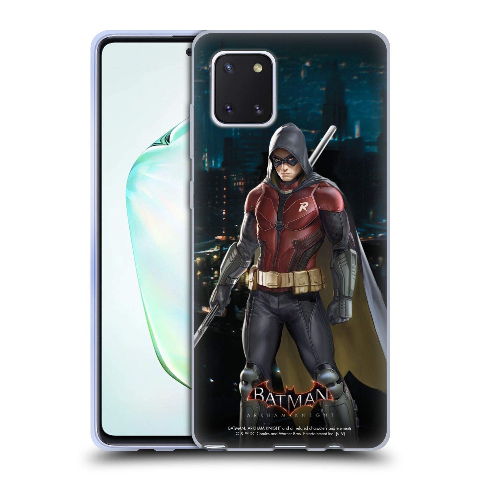 Head Case Designs Officially Licensed Batman Arkham Knight Red Robin Characters Soft Gel Case for Samsung Galaxy Note10 Lite - Perfect for Gaming, Cosplay, and Superhero Fans