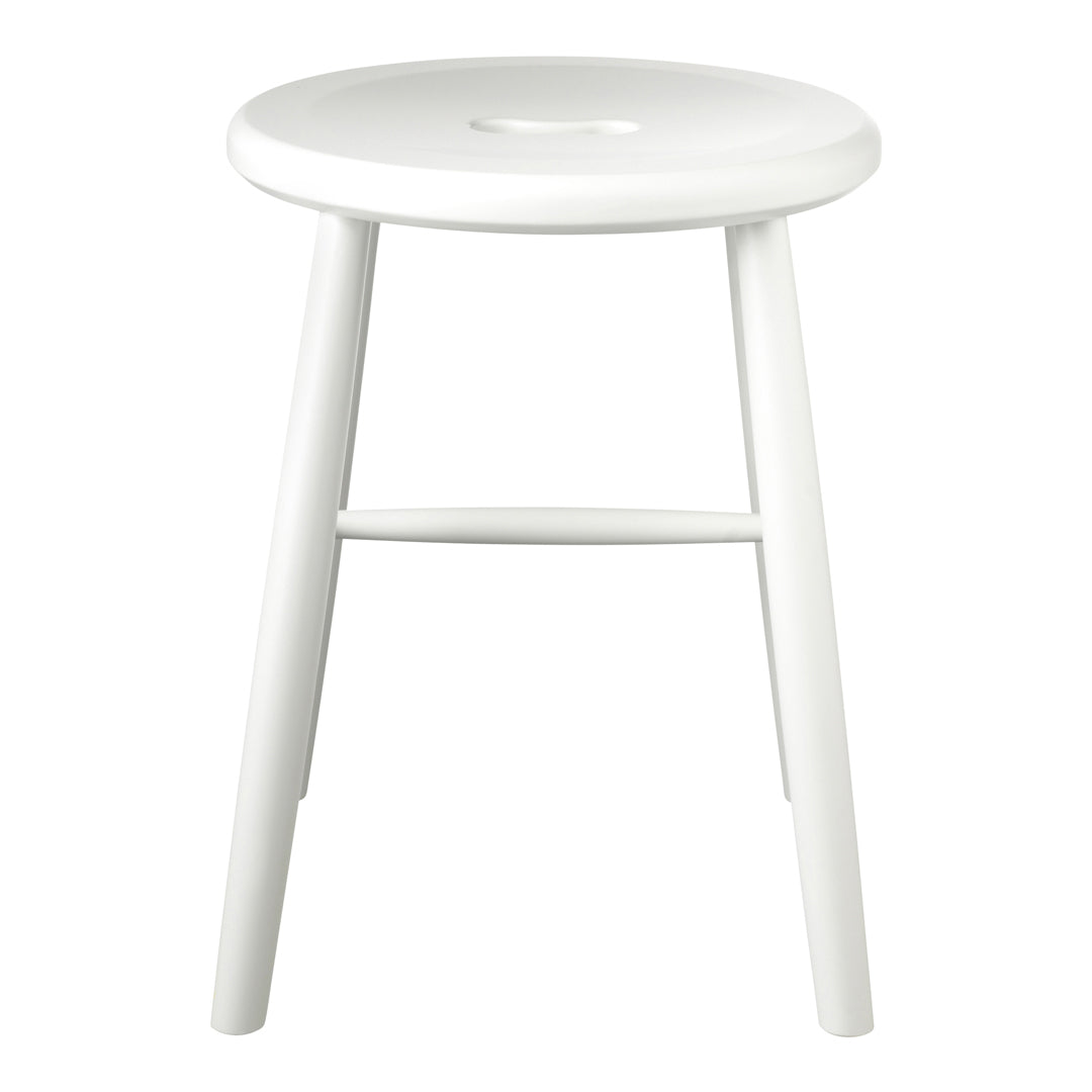 Borge Mogensen J27 Stool by FDB Mobler - Mid-Century Modern Oak Wood Bar Stool for Kitchen, Dining & Lounge Areas