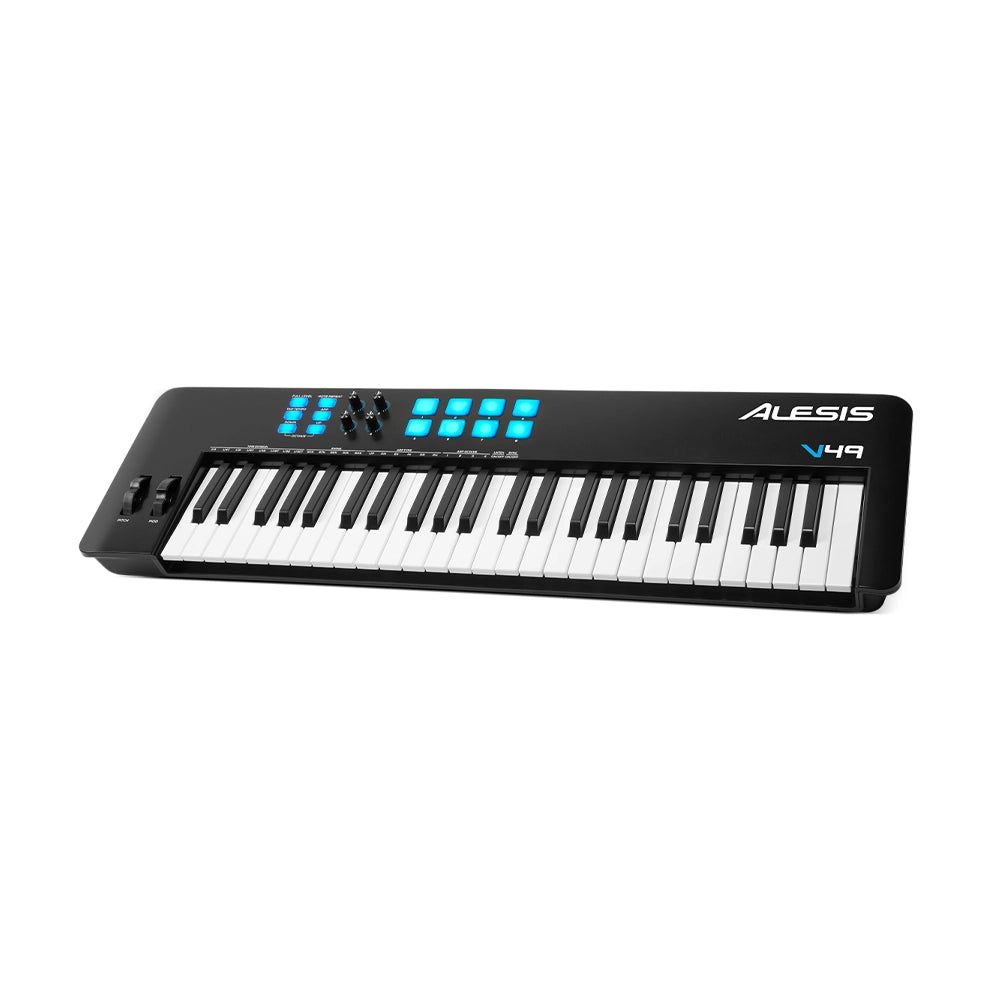 Alesis V49 MKII 49-Key USB MIDI Keyboard Controller for Music Production, Recording & Live Performance