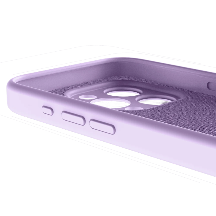 Avana Velvet Magnetic Case for iPhone 15 Pro Lavender - Premium Soft Touch Protection for Everyday Use & Special Occasions