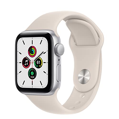 Silver Aluminum Case with White Sport Band