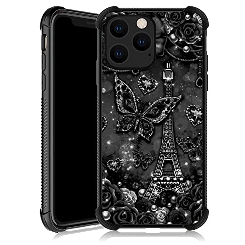 Black Butterfly Eiffel Tower
