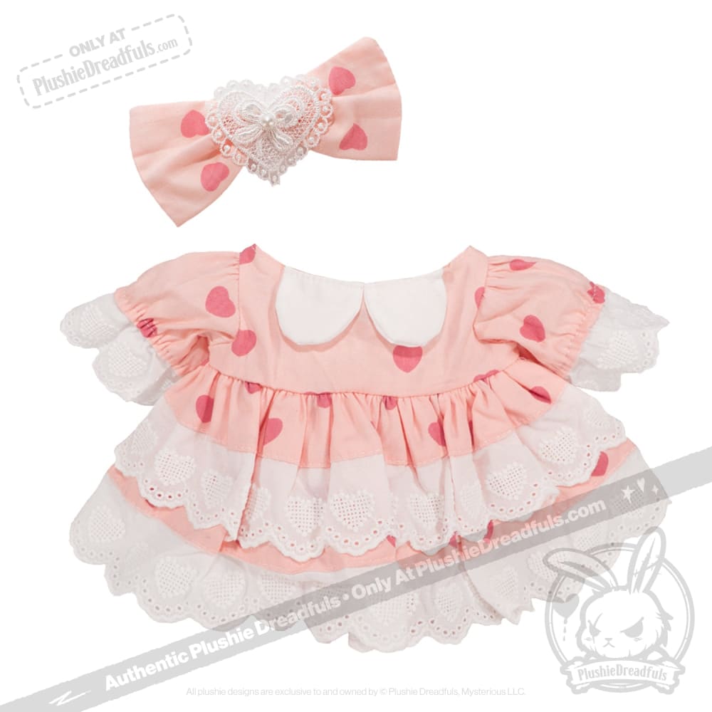 Adorable Pink Polka Dot Ruffle Dress Outfit for Baby Girls - Soft Plush Dress for Photoshoots, Birthday Parties & Special Occasions