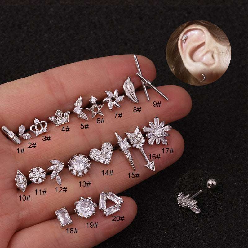 16G Rose Gold Arrow Conch Helix Piercing Jewelry - Dainty Cartilage Earring for Women | Perfect for Everyday Wear, Parties & Special Occasions | HSPJ203