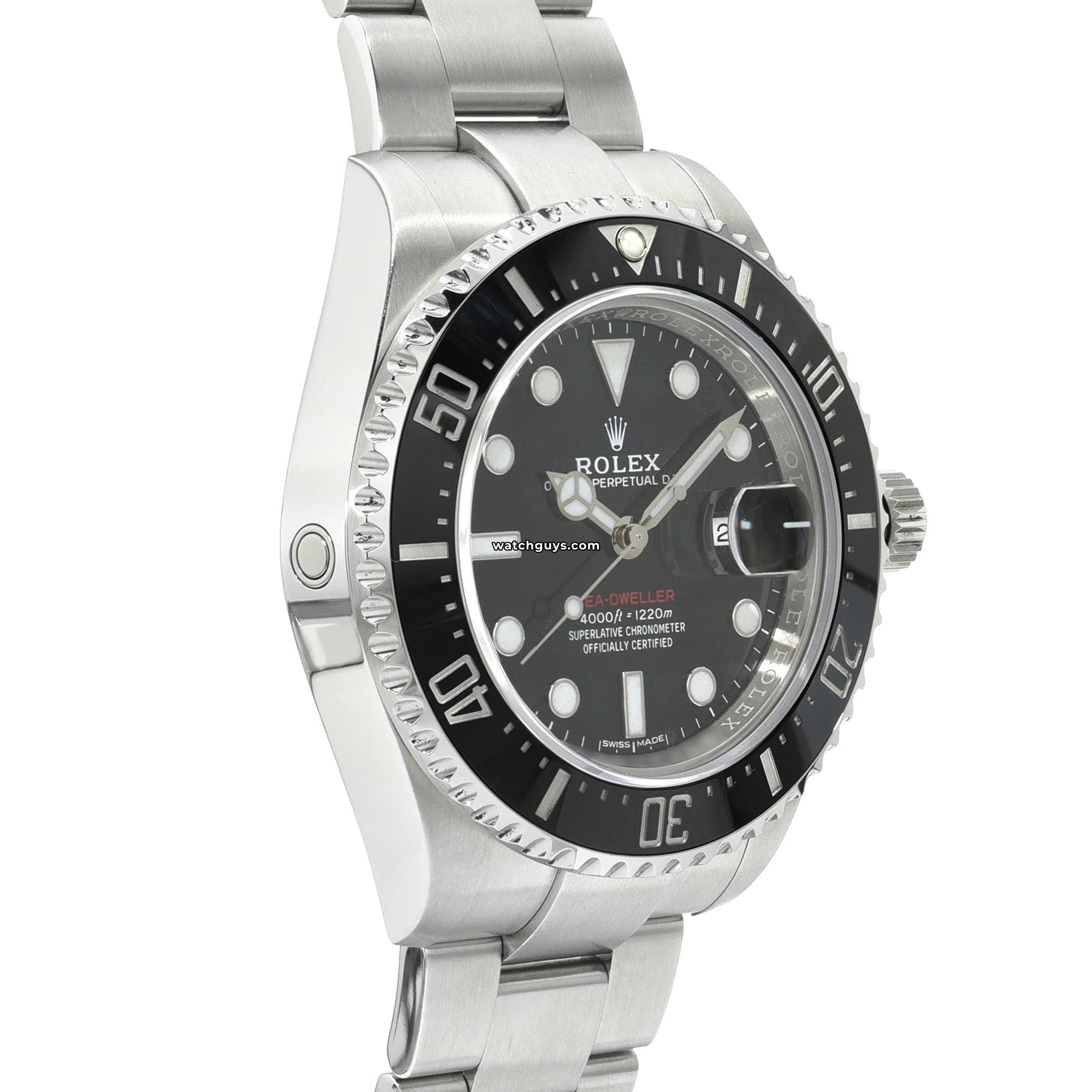 Rolex Sea-Dweller 126600 Men's Luxury Dive Watch - 43mm Black Dial, Stainless Steel, Waterproof 1220m - Perfect for Professional Diving & Luxury Collectors