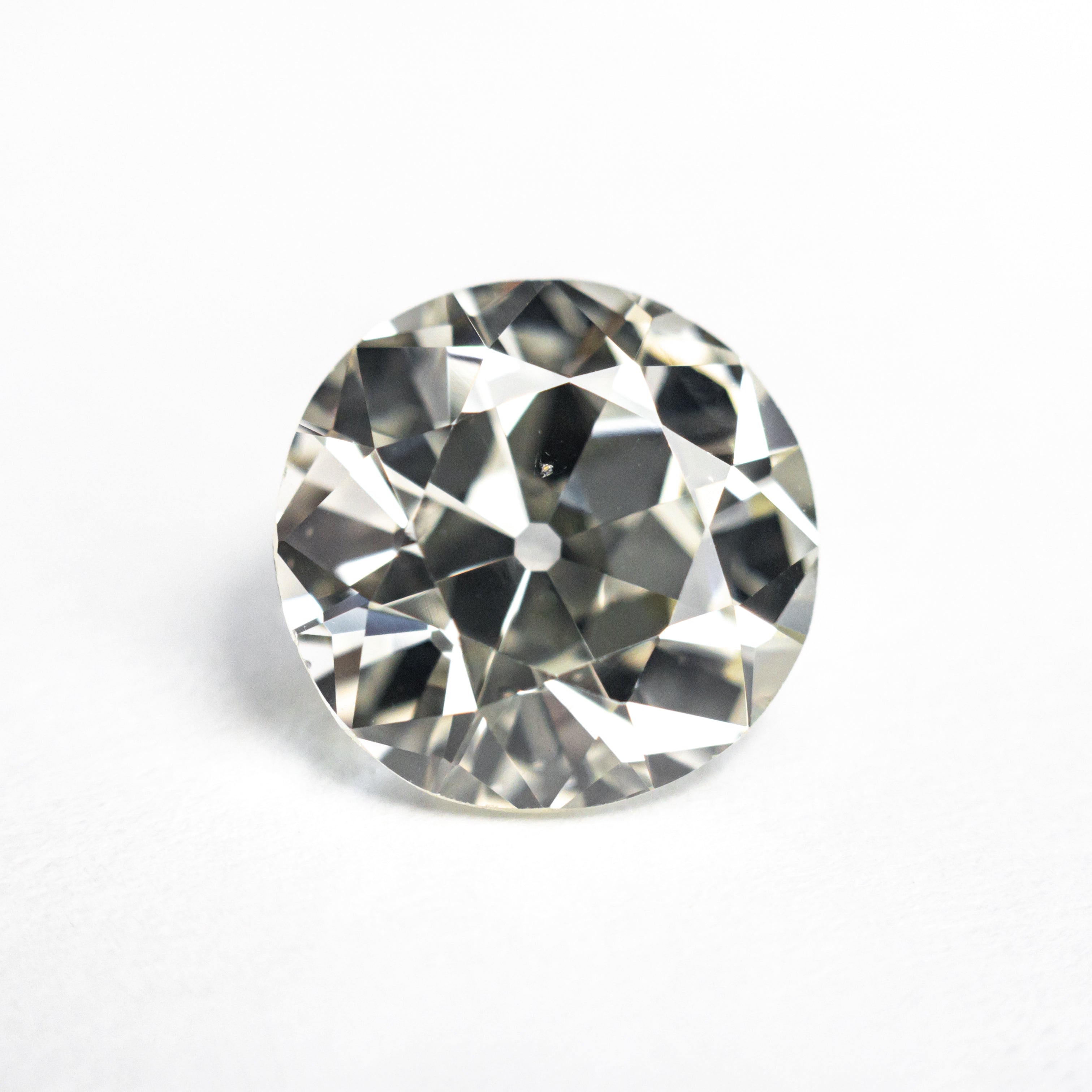 3.04ct GIA Certified SI1 O-P Color Antique Old European Cut Diamond (9.40x9.15x5.57mm) - Vintage Engagement Ring Center Stone for Wedding & Anniversary Jewelry