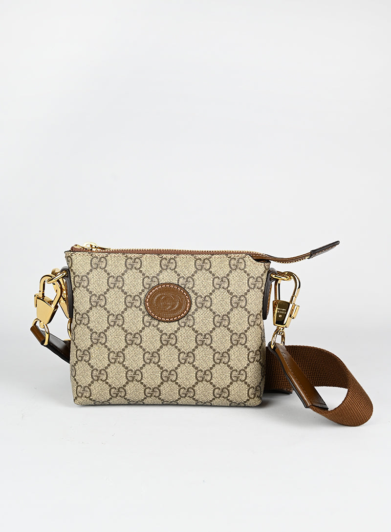 Gucci GG Monogram Beige Shoulder Bag - Luxury Designer Handbag for Women | Perfect for Work, Travel & Everyday Use