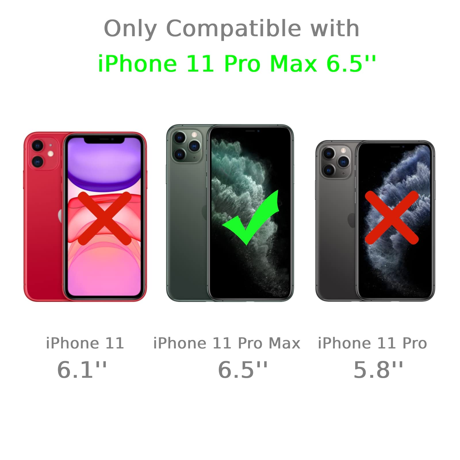 Festive Christmas iPhone 11 Pro Max Case - Holiday Themed Protective Cover with Trendy Winter Design for Women & Men | Perfect Gift for Xmas, Office Party & Family Gatherings