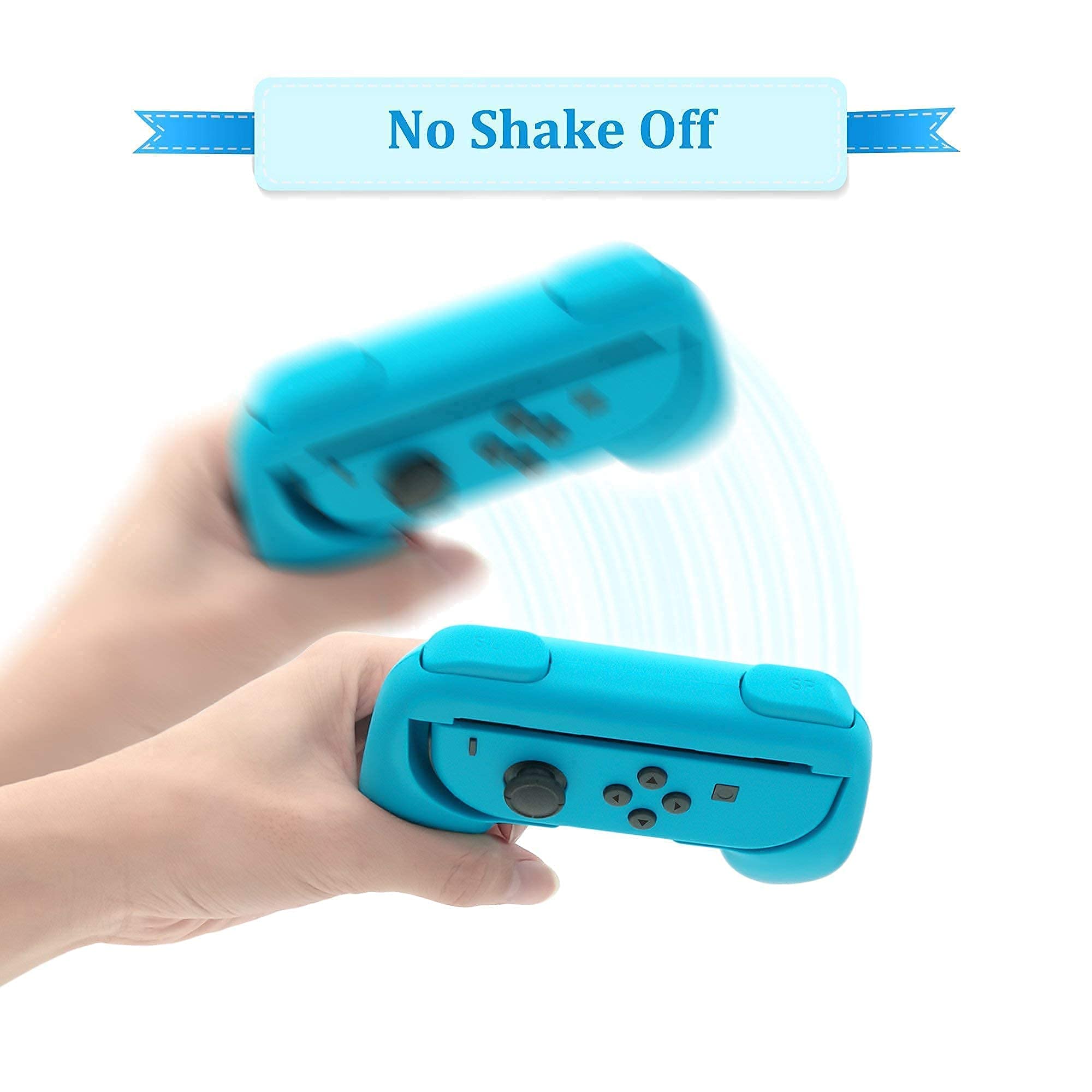 FYOUNG Nintendo Switch Joy-Con Charging Dock & Hand Grips with USB-C Cable - Fast Charging Station for Switch & Switch OLED - Perfect for Gaming, Travel, and Multiplayer Sessions