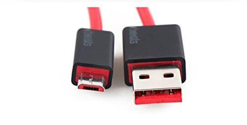 Premium Asobilor Red USB Charging Cable for Beats Solo Wireless Headphones - Fast Charging & Durable Power Cord - Perfect for Travel, Gym, and Home Use