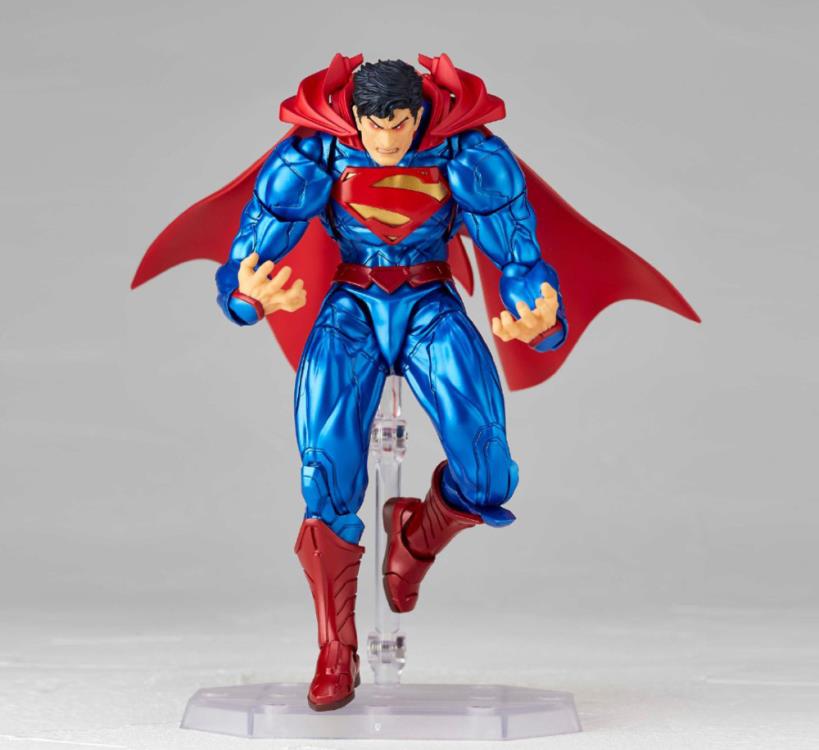 Amazing Yamaguchi Revoltech No. 027 Superman Action Figure - Highly Articulated Collectible for Display & Photography | Perfect for DC Fans, Toy Collectors & Home Decor