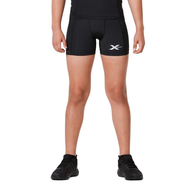 2XU Boys Compression 1/2 Shorts - High-Performance Running & Training Shorts for Active Kids - Perfect for Sports, Gym & Outdoor Activities