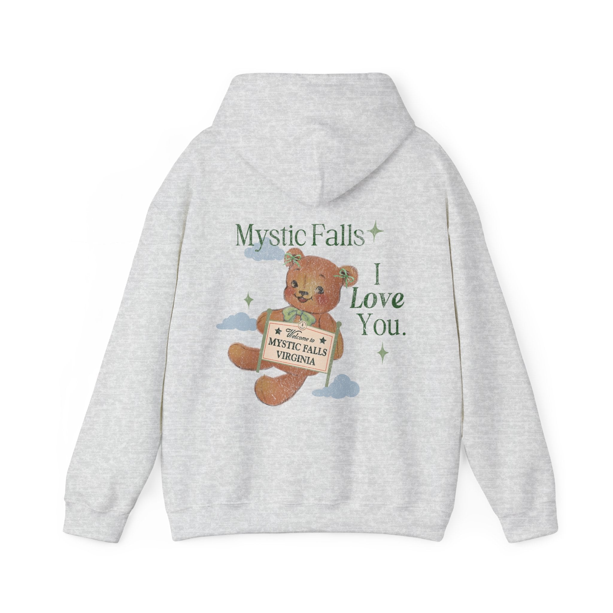 Mystic Falls ILY Hoodie - Soft & Cozy Pullover Sweatshirt for Women & Men | Perfect for Casual Wear, Outfits & Gifts