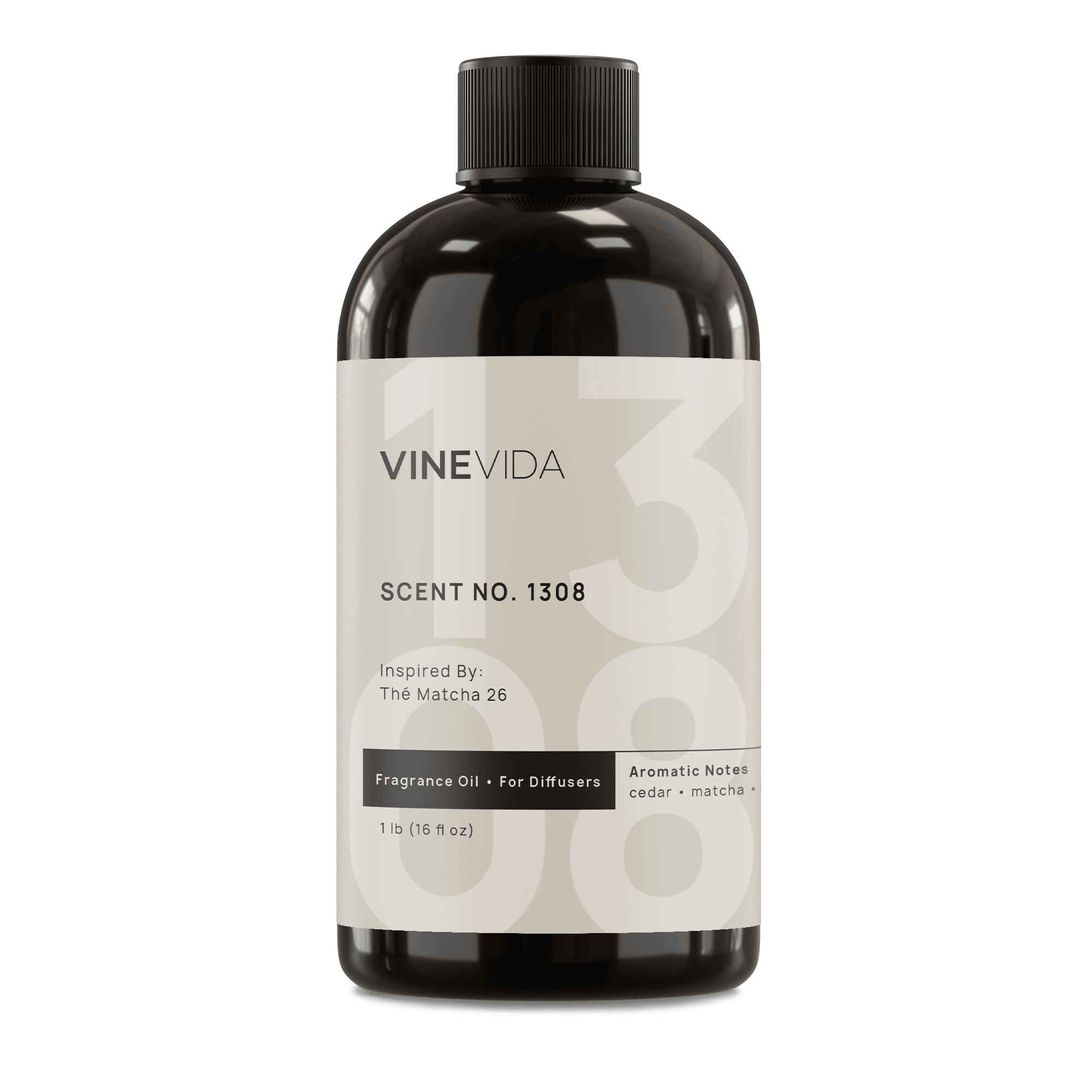 Premium NO. 1308 Fragrance Oil for Diffusers - Le Labo Thé Matcha 26 Inspired Scent | Aromatherapy Essential Oil for Home, Office & Spa Relaxation