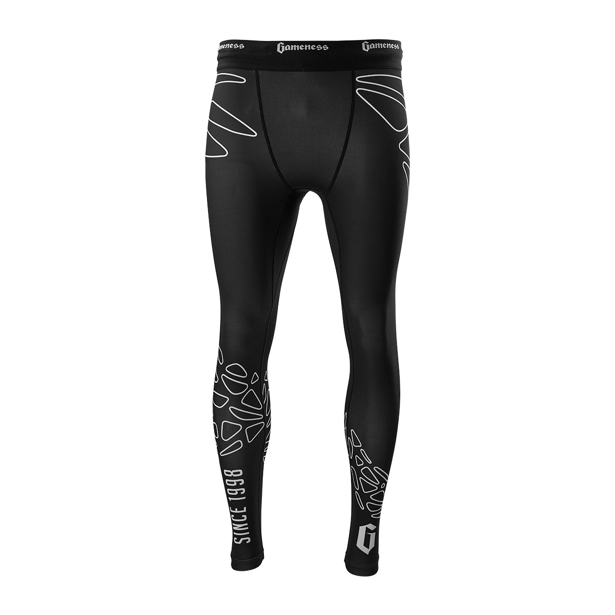 Gameness Men's Grappling Spats - Lightweight Compression Pants for BJJ, MMA & Wrestling - Perfect for Training, Competition & Gym Workouts