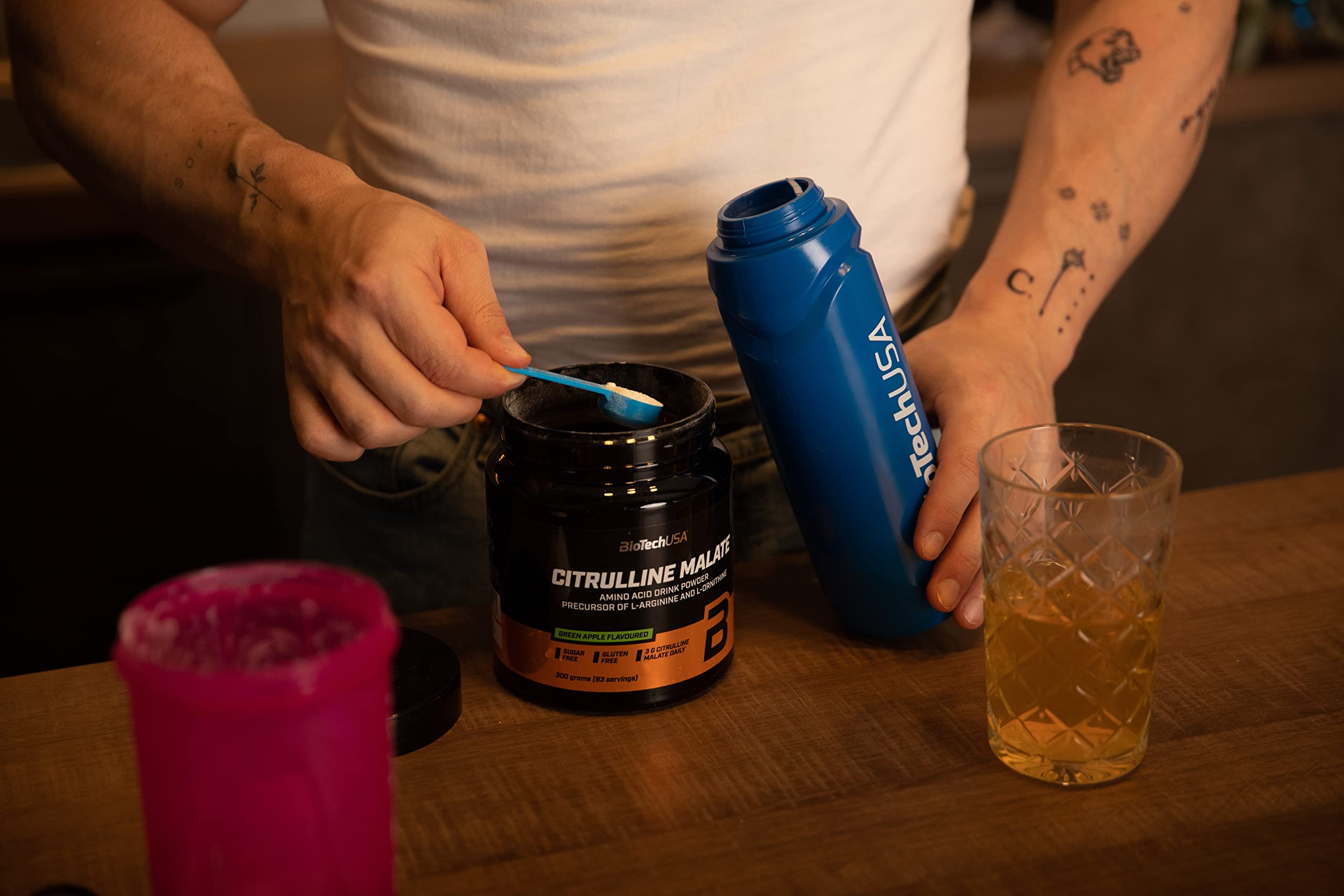 BioTechUSA Citrulline Malate Powder 300g - Unflavored Pre-Workout Supplement for Muscle Endurance & Recovery - Ideal for Athletes, Bodybuilders & Fitness Enthusiasts