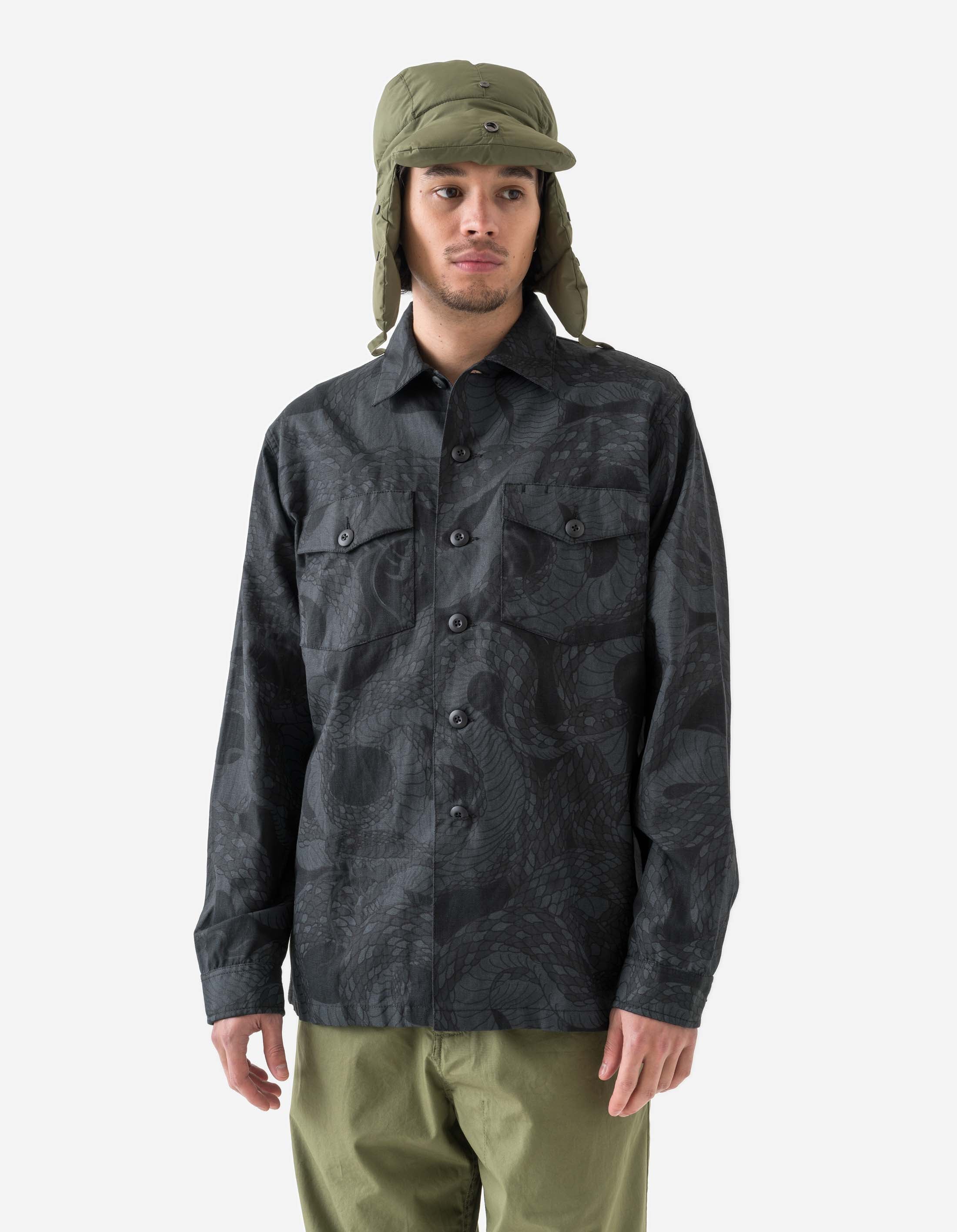 Men's 6037 Snakeskin Utility Overshirt in Subdued Night - Stylish & Durable Workwear for Outdoor Adventures & Casual Wear