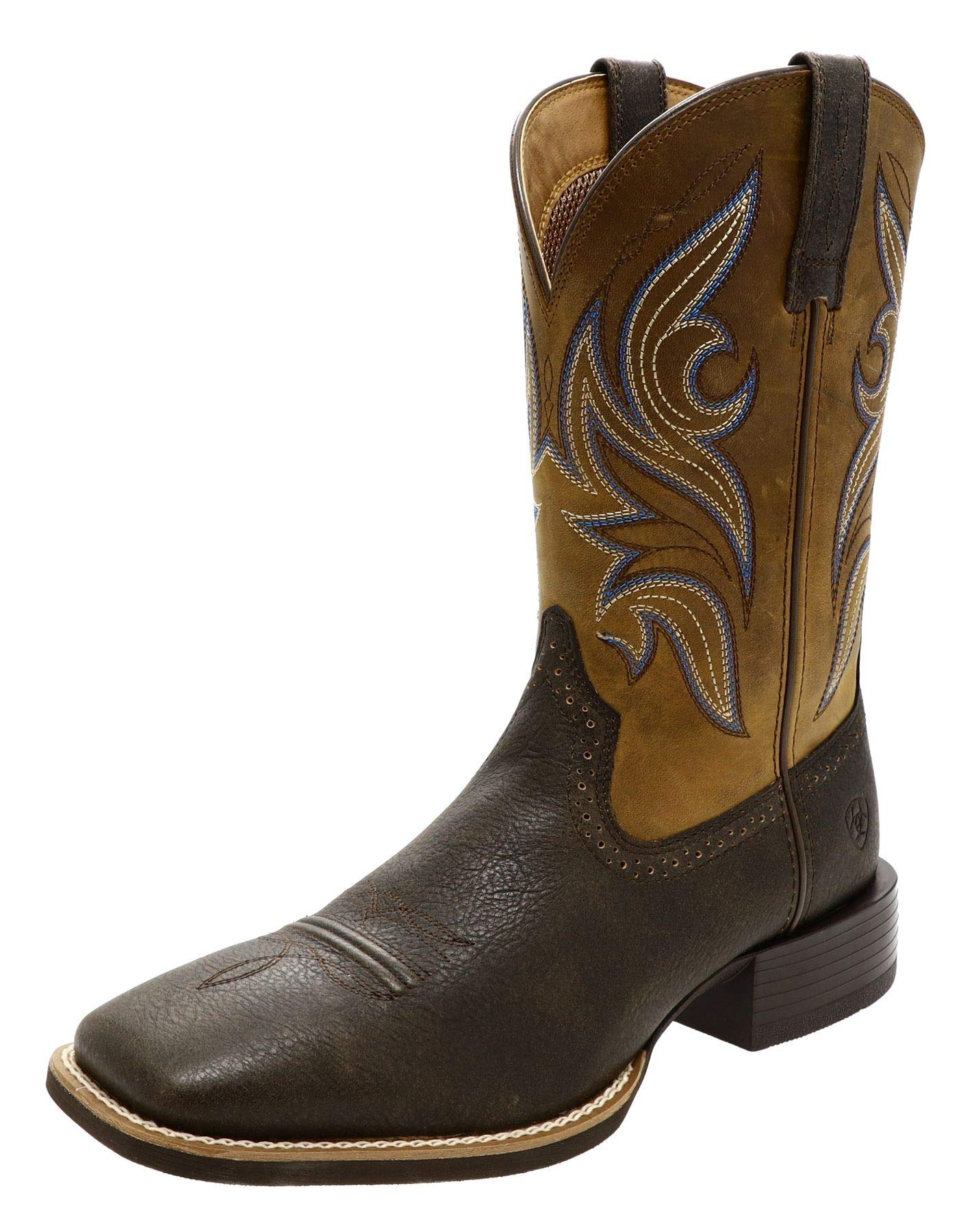 ARIAT Men's Sport Knockout Western Boot - Durable Cowboy Boots for Riding, Work & Casual Wear - Comfortable & Stylish for Ranch, Rodeo & Everyday Use