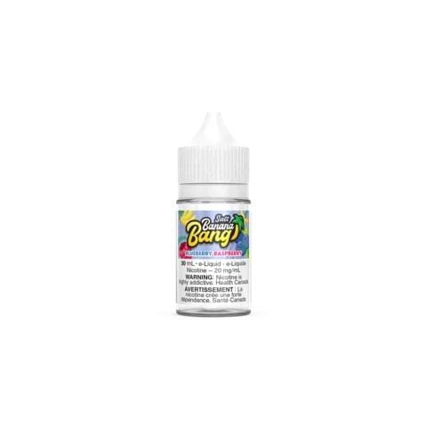 Blueberry Raspberry Banana Bang Salt Nicotine E-Liquid 30mL - Refreshing Fruit Flavors for Vaping | Perfect for All-Day Use & On-the-Go Vapers (Alberta)