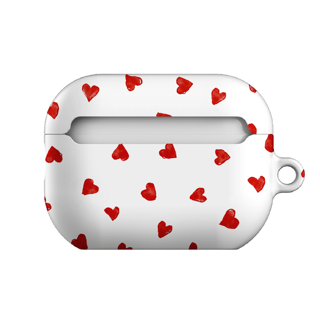 Cute Love Hearts AirPods Pro Case Cover - Shockproof Protective Silicone Sleeve for Apple AirPods Pro (1st/2nd Gen) - Perfect Gift for Valentine's Day, Anniversary & Everyday Use