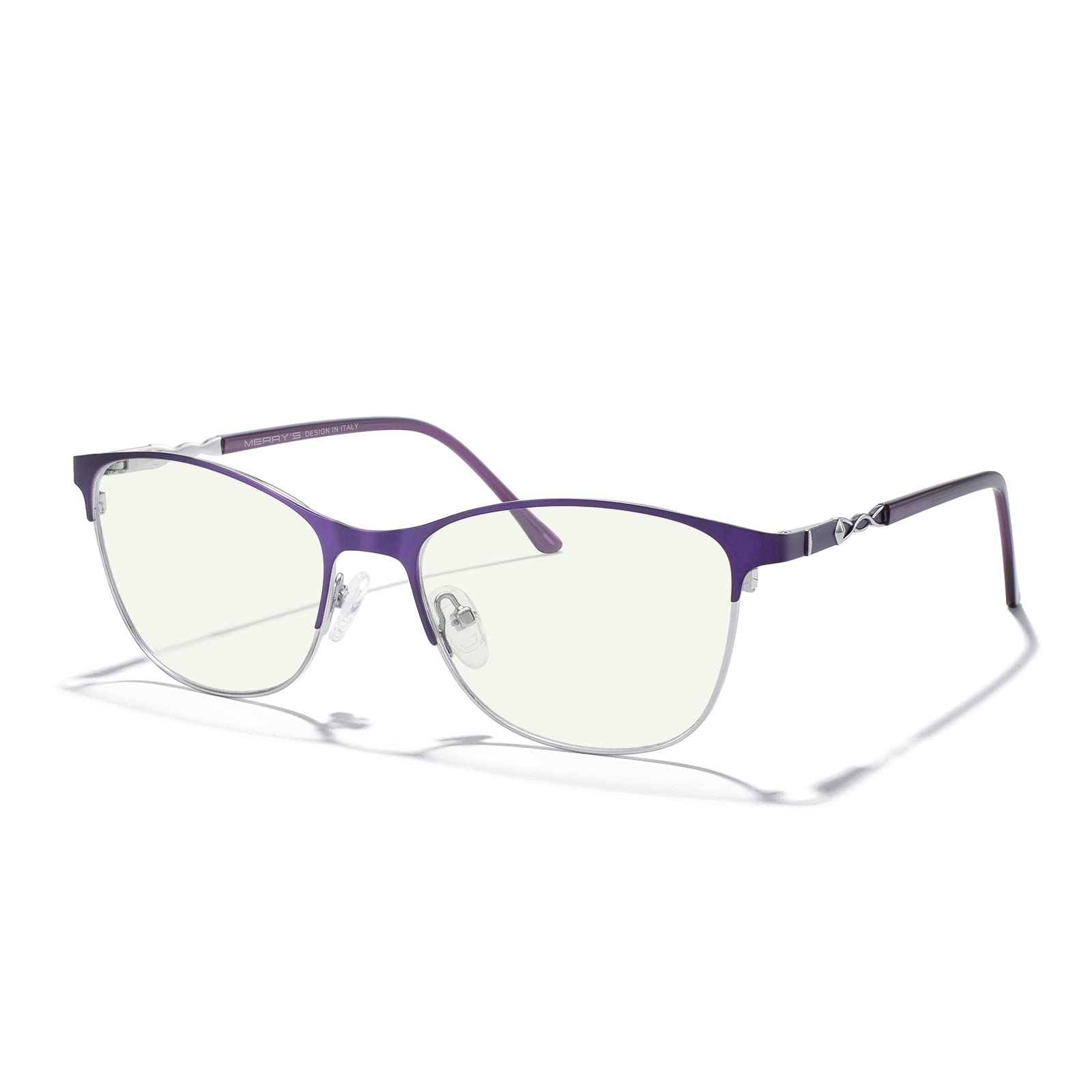 Blue Light Blocking Glasses for Women - MERRY'S Anti Eyestrain Computer Glasses | Reading & Screen Use | Office, Gaming & Nighttime Reading Protection