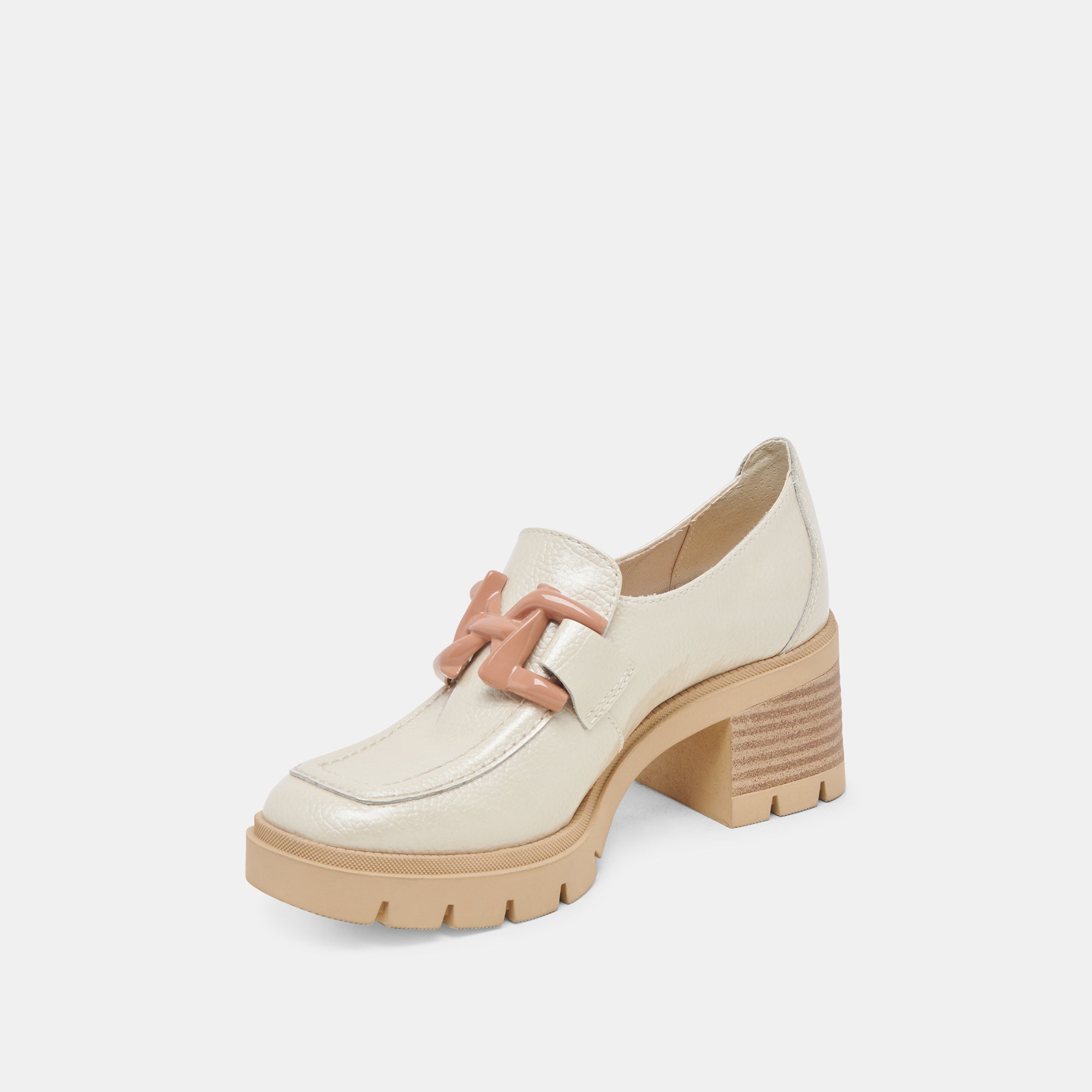 HAROLD HEELS IVORY PATENT LEATHER - Women's High Heel Shoes for Party, Wedding & Evening Events | Fashionable & Comfortable Dress Pumps