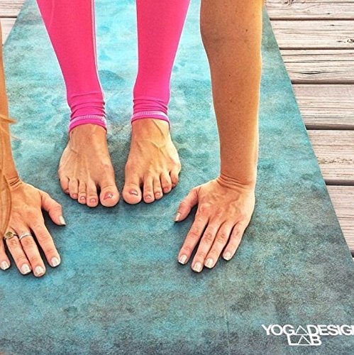 YOGA DESIGN LAB | Premium 2-in-1 Yoga Mat & Towel Combo | Eco-Friendly Luxury Mat for Hot Yoga, Power Yoga, Bikram & Ashtanga | Non-Slip Studio Quality with Carrying Strap | Perfect for Home, Gym & Yoga Studio Workouts