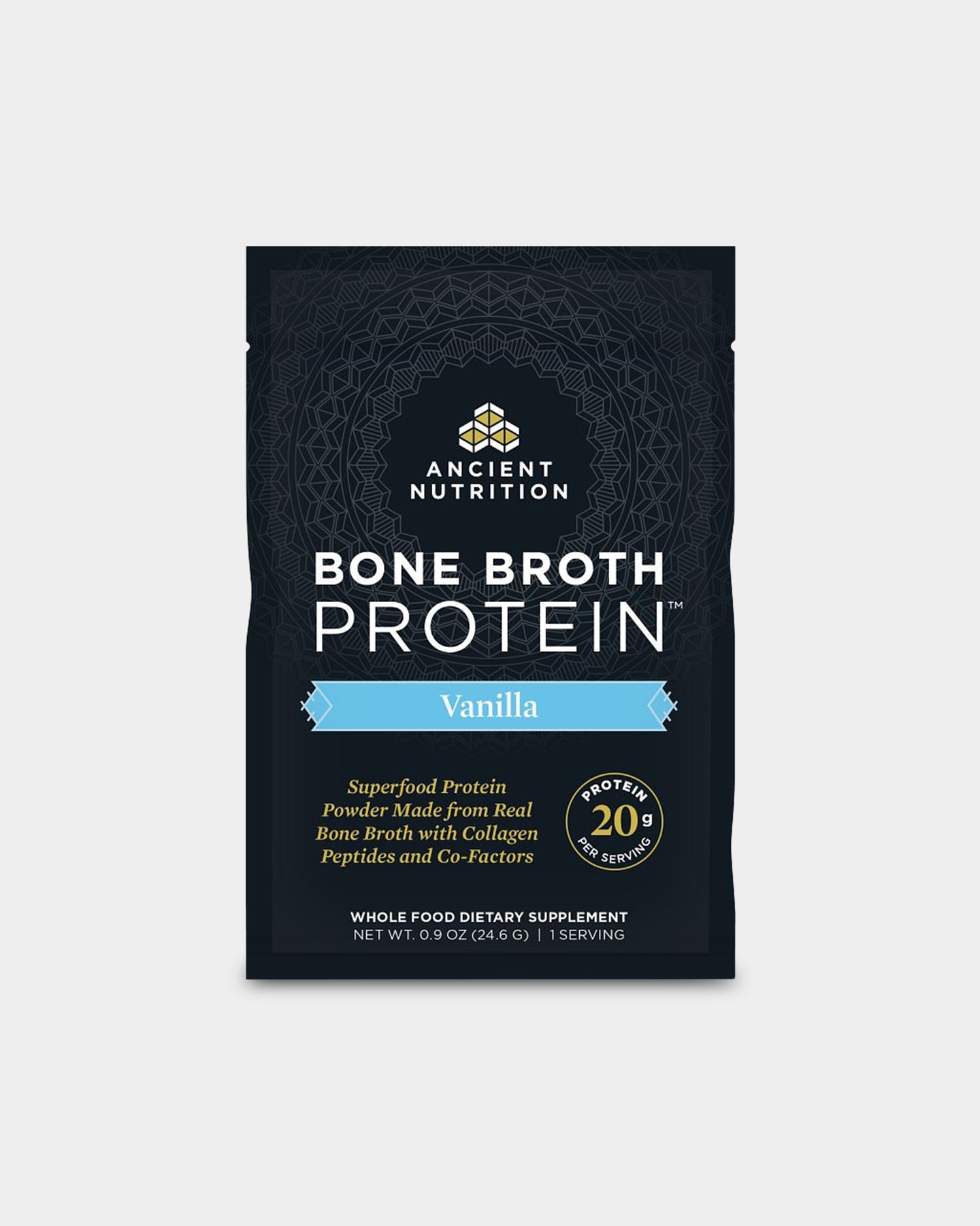 Ancient Nutrition Bone Broth Protein Powder - 20g Protein per Serving | Grass-Fed, Collagen-Rich Supplement for Gut Health & Joint Support - Ideal for Smoothies, Soups & Post-Workout Recovery