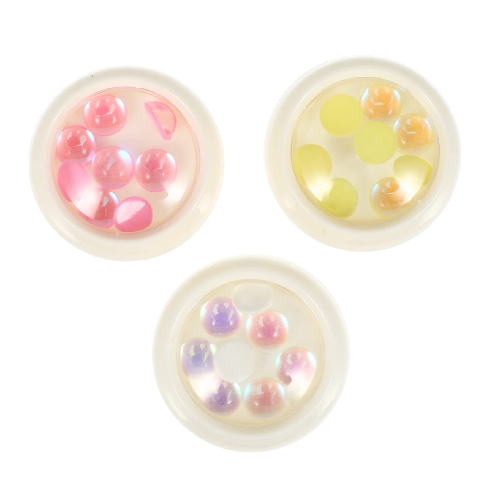 Mikinona 3 Boxes Nail Art Accessories Kit - 3D Nail Gems, Rhinestones, Beads & Diamond Decorations for DIY Manicure, Bridal & Party Nail Art | Perfect for Salon, Home Use & Gift Giving