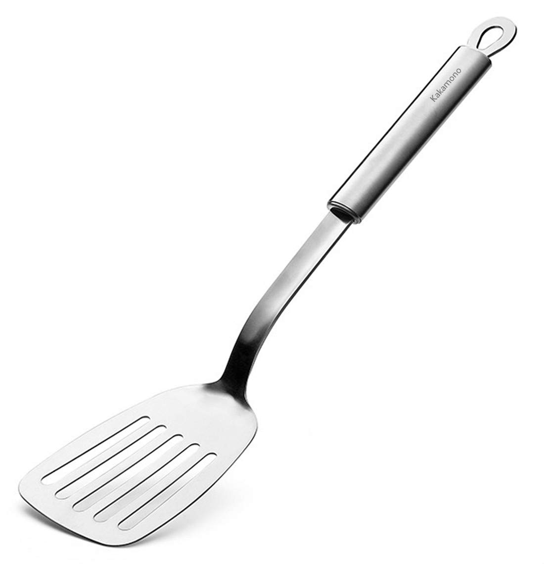 Premium Stainless Steel Slotted Fish Spatula - Professional Kitchen Turner for Cooking, Flipping & Serving Fish, Burgers, Eggs & Pancakes - Ideal for Grilling, Frying & Baking