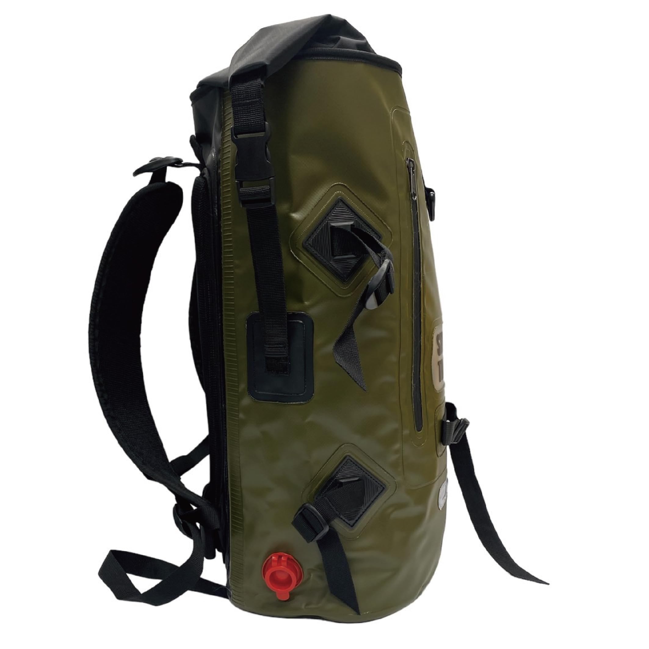 Streamtrail Olive Drab Waterproof Backpack - Durable Military Style Hiking & Travel Backpack for Outdoor Adventures, Camping & Daily Commute
