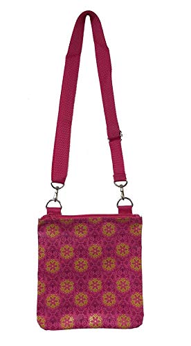 Frozen Elsa Pink Adjustable Strap Messenger Shoulder Crossbody Bag for Kids - Perfect for School, Travel & Disney Themed Parties