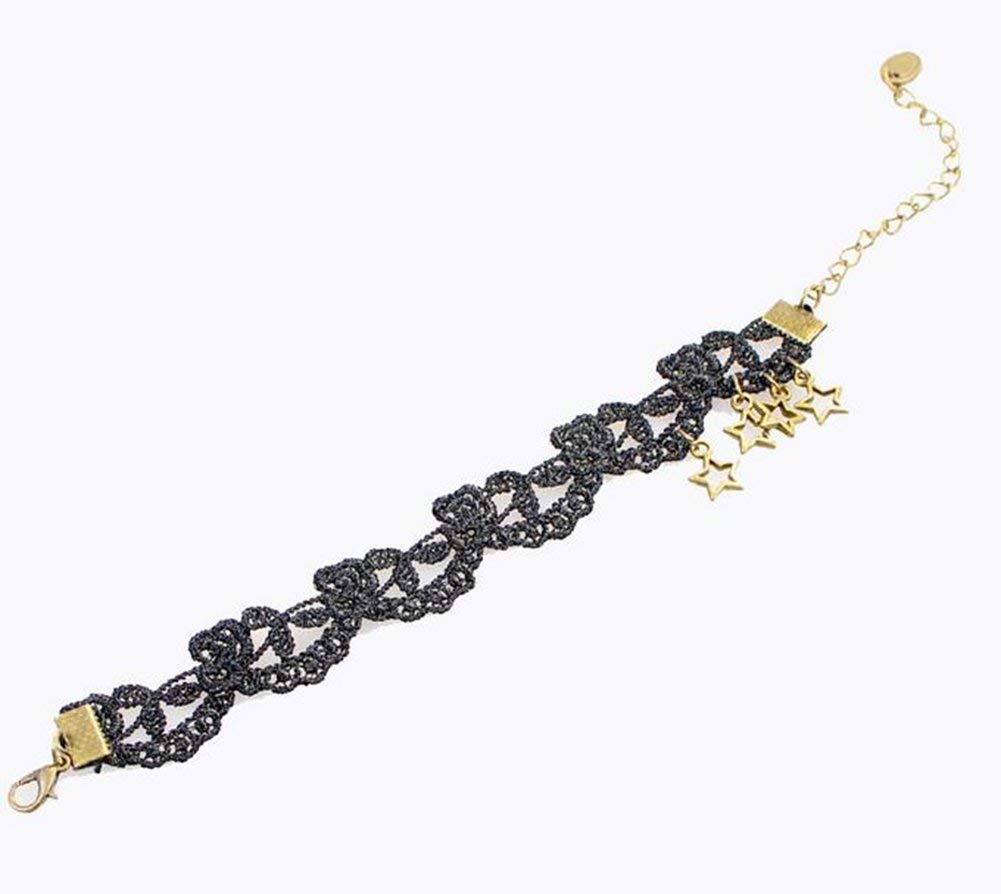 Unisex Star Ankle Bracelet - Fashion Five-Pointed Star Lace Anklet Chain Foot Jewelry for Women - Beach Barefoot Sandal Dress Decoration - Perfect for Summer Outfits, Vacations & Boho Style Accessories