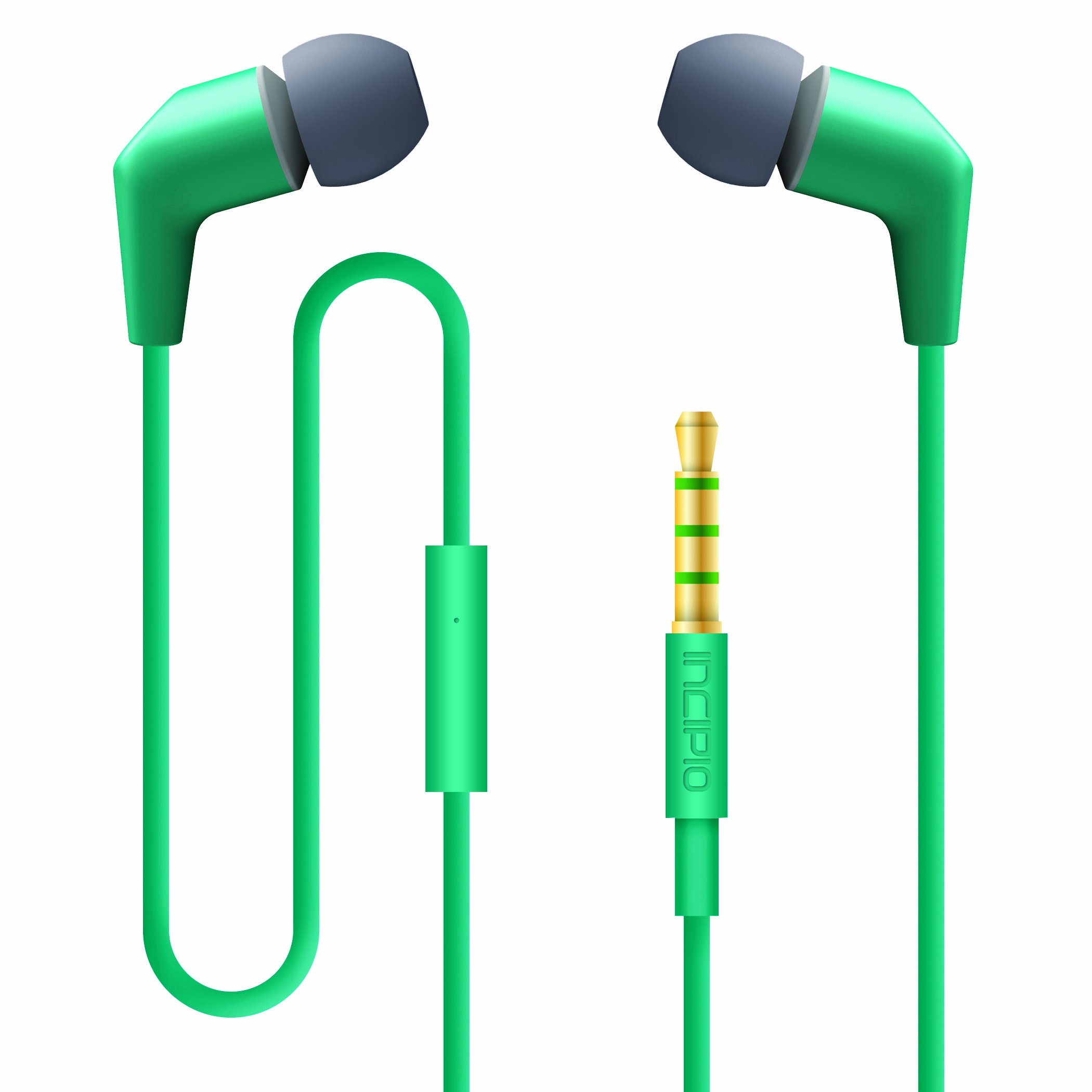 Incipio NX-309 F88 Hi-Fi Stereo Earbuds with Noise Isolation - Teal Blue Wireless Headphones for Running, Gym & Travel