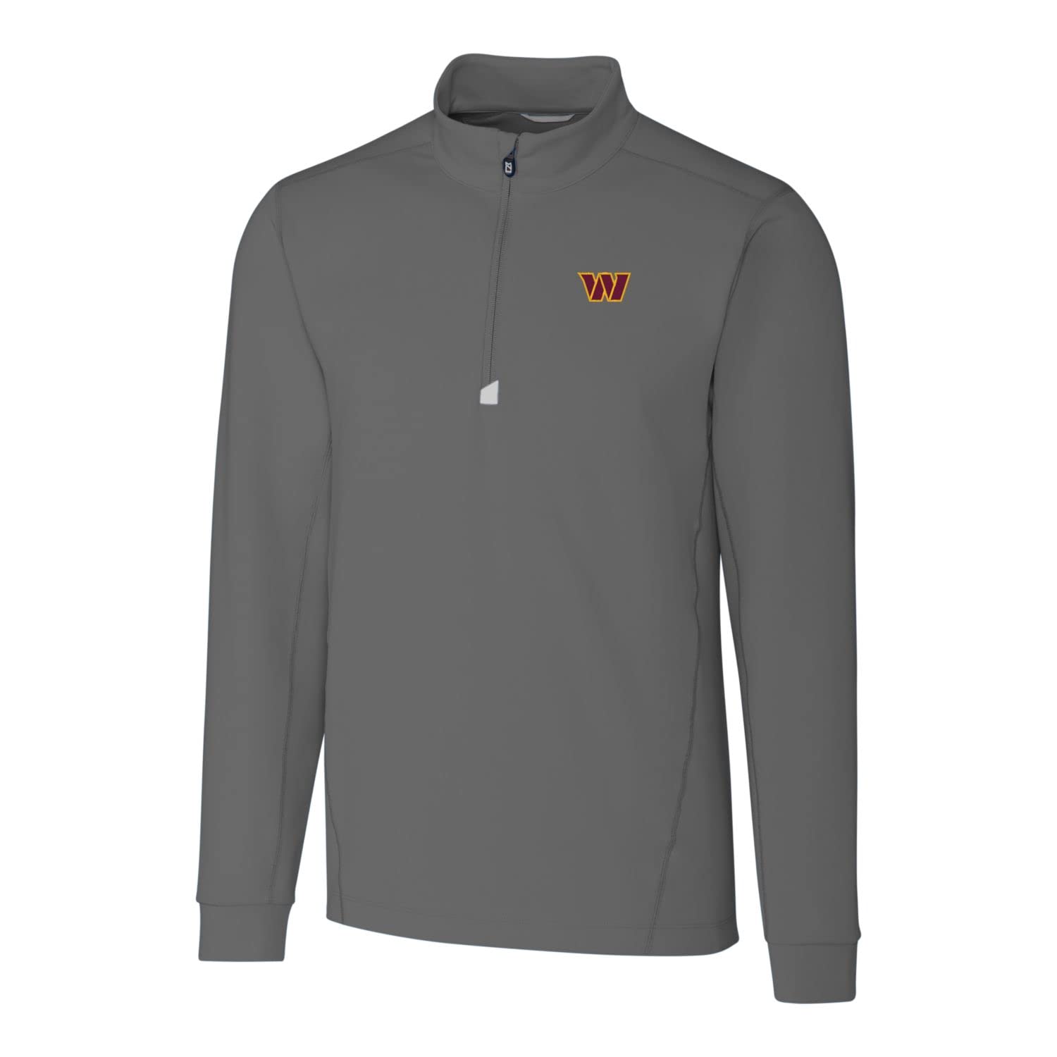 Cutter & Buck Men's NFL Big & Tall Traverse Stretch Quarter-Zip Pullover Jacket - Comfortable & Stylish Football Fan Outerwear for Game Day & Outdoor Activities