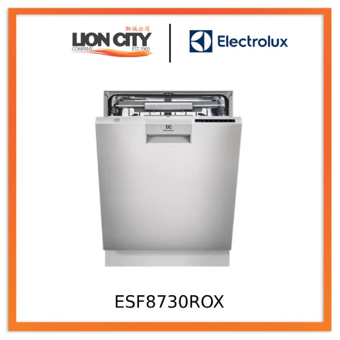 Electrolux ESF8730ROX 60cm Freestanding Dishwasher - 13 Place Settings, UltimateCare 900 Technology for Superior Cleaning | Perfect for Large Families & Dinner Parties