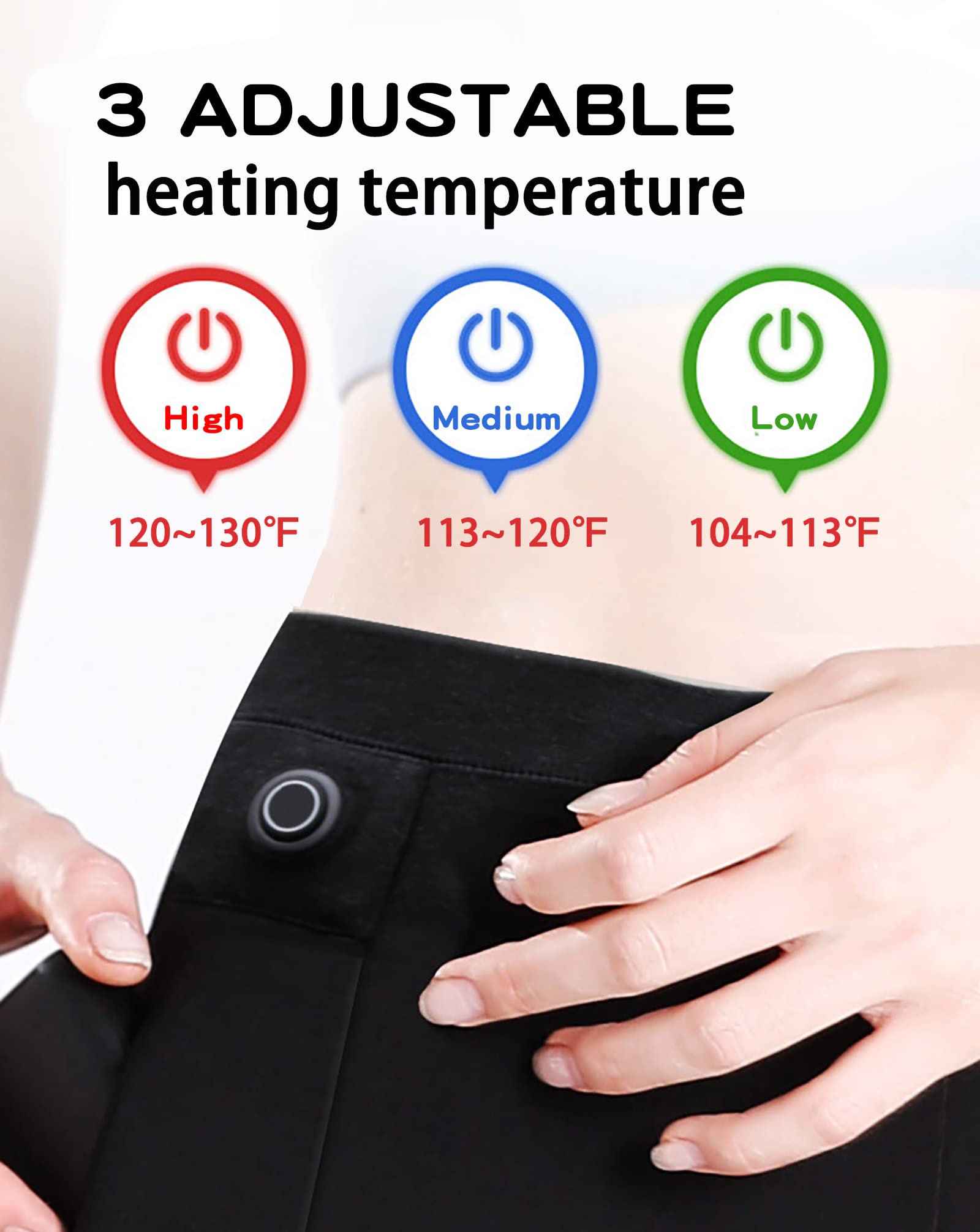Electric Heated Pants for Men - Rechargeable USB Winter Thermal Underwear with 18-Zone Heating Technology | No Batteries Needed | Perfect for Skiing, Hiking & Outdoor Winter Activities