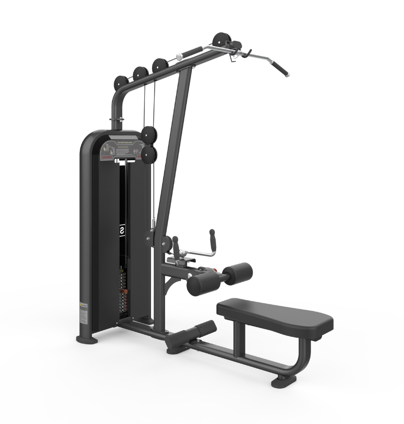 Lat Pulldown Low Row Machine - Dual Function Home Gym Equipment for Back & Arm Workouts - Perfect for Home & Commercial Use