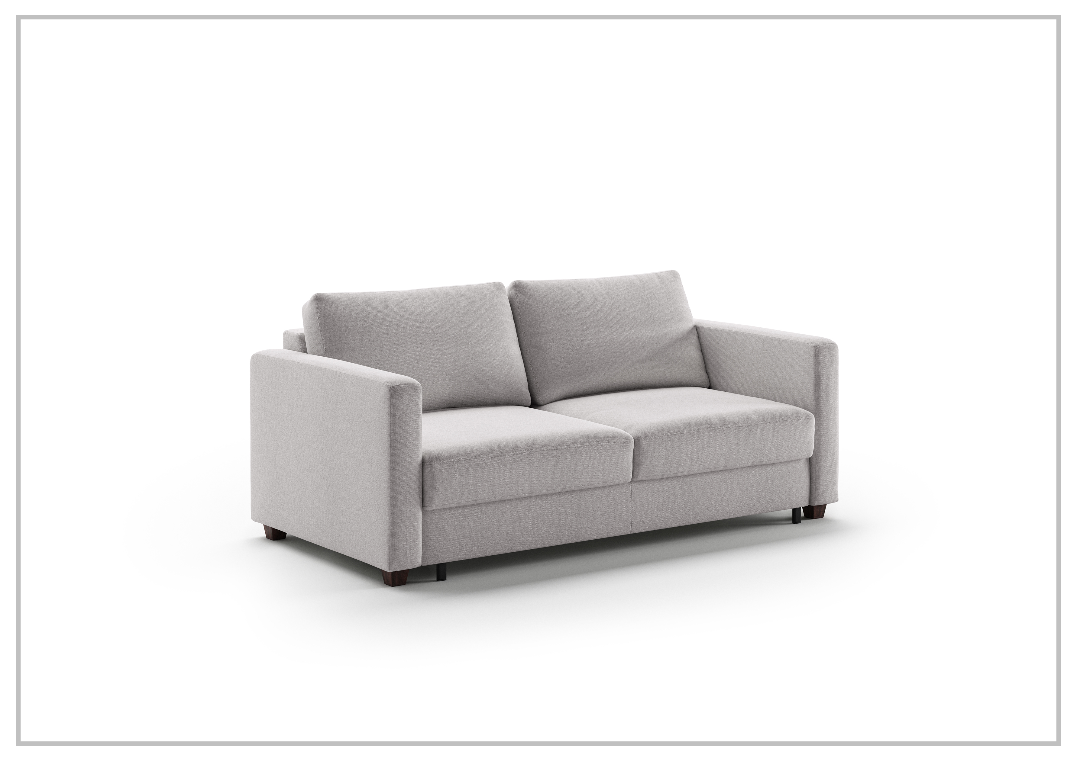 Luonto Fantasy Queen Fabric Sleeper Sofa with Gas Springs - Convertible Bed Couch for Small Spaces, Living Room, Guest Room & Apartment